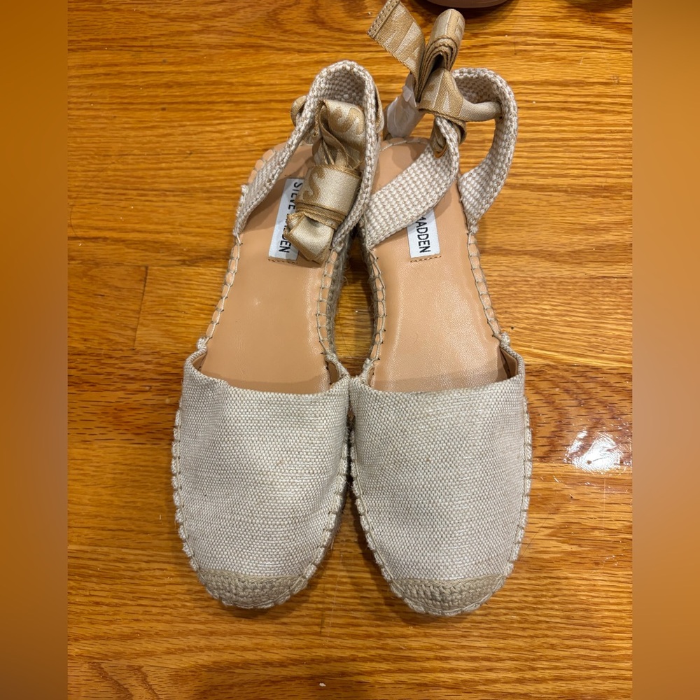 Steve Madden Women's Cream Espadrille Sandals
